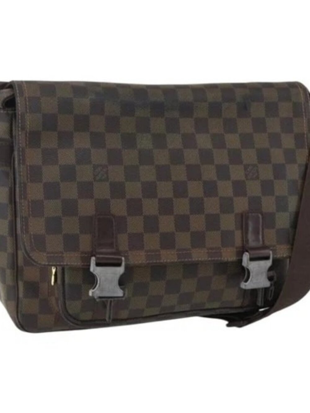 LOUIS VUITTON Damier Ebene Messenger Melwil Shoulder Bag N51125 LV Auth bs33101